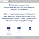 Enregistrez-vous sur la plateforme de l’EUCROF