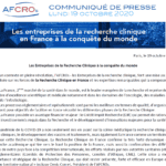 Les Entreprises de la Recherche Clinique en France à la conquête du monde