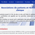 Un outil d’e-learning à destination des patients et associations impliqués lors de la conception d’un projet de recherche